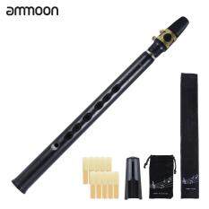 Ammoon Túi Mini Bb KÈN Saxophone ABS Với Miệng Alto 10 Chiếc Túi Mang Đồ Nhạc Cụ