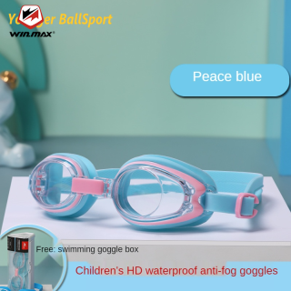 Winmax Cận thị Trẻ em Bơi Kính bảo hộ cậu bé Chống sương mù HD chuyên thumbnail