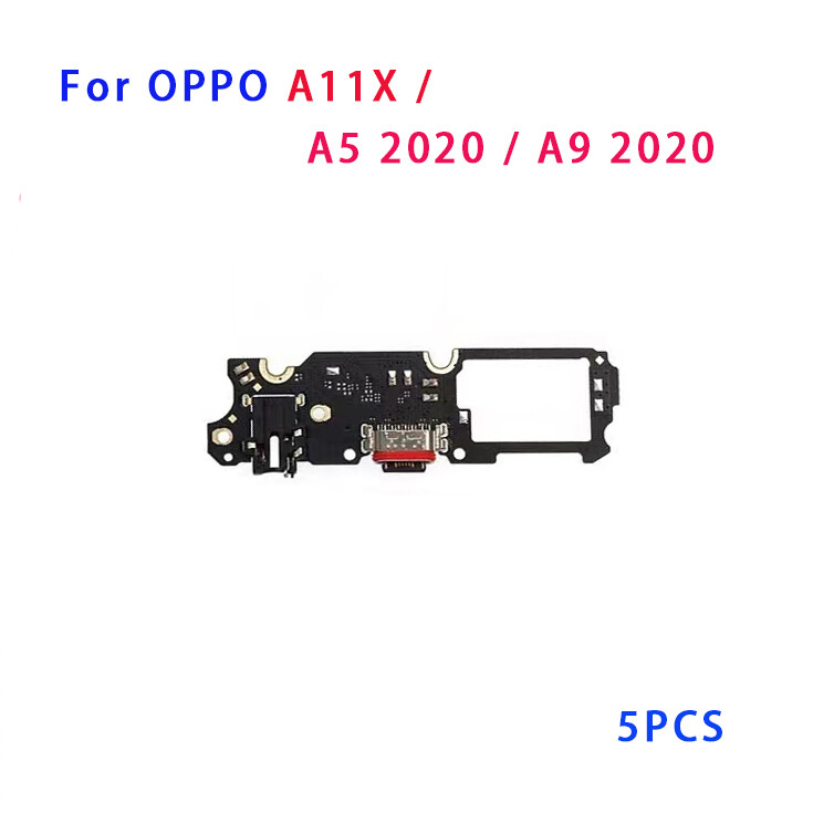 Usb charger connector microphone usb charging dock pcb board flex cable for oppo a11x / a5 2020 / a9 2020