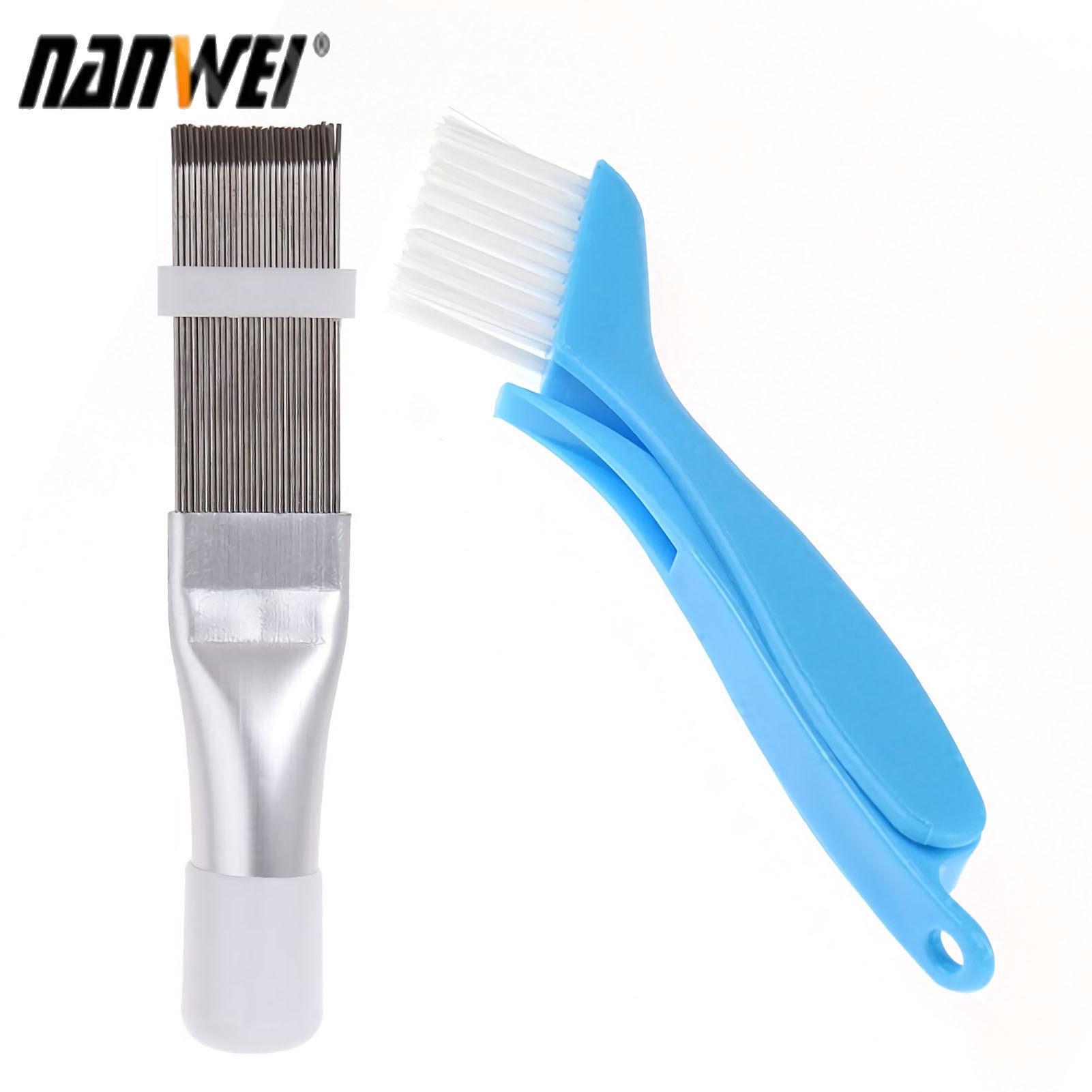 NANWEI 3pcs Air Conditioner Condenser Plastic Fin Cleaning Brush and