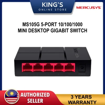 MERCUSYS MS105G 5-Port 10/100/1,000 Mbps Desktop Switch