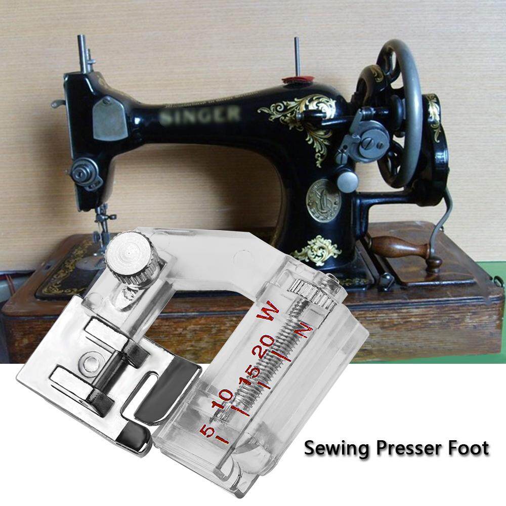 Sewing Machine Presser Foot Adjustable Bias Binder Foot for Domestic Sewing Machines Cloth Hemmer Foot Rolled Tool
