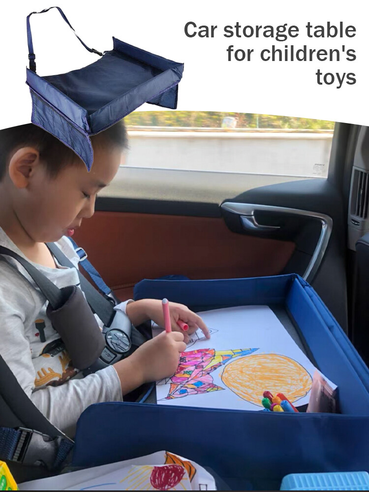 Baby Car Seat Tray Storage Kids Toy Food Water Holder Desk Children ...