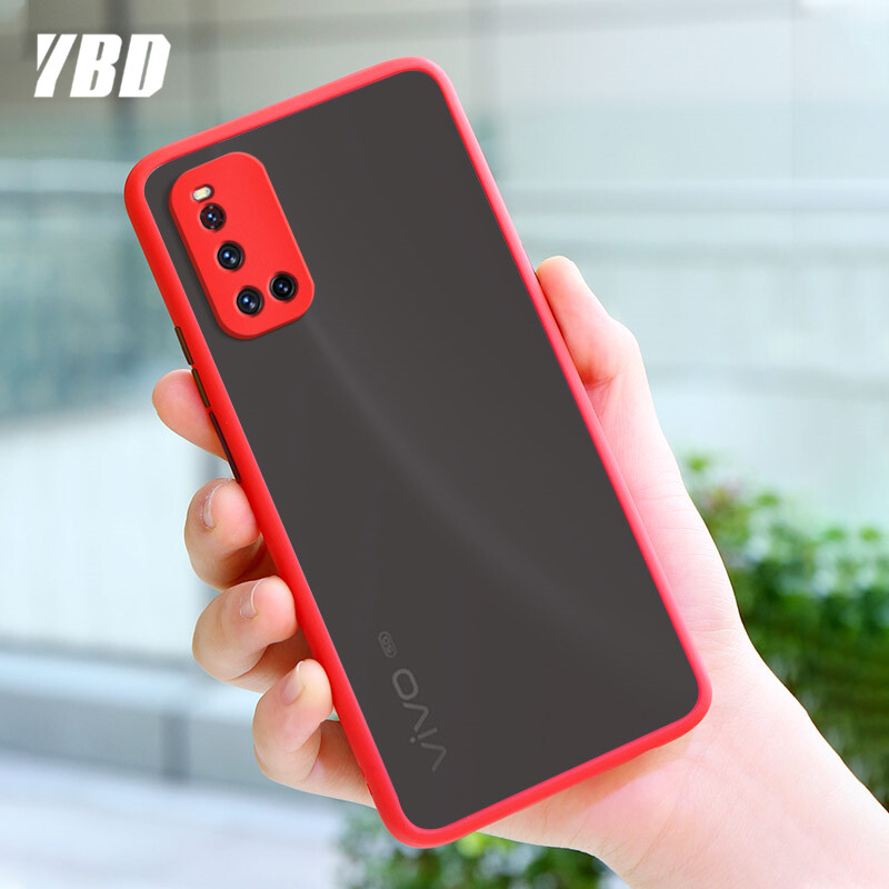 YBD Precision camera protection case For Vivo V19 Casing multiple colour Matte Hard PC Back Cover Shockproof Phone Case