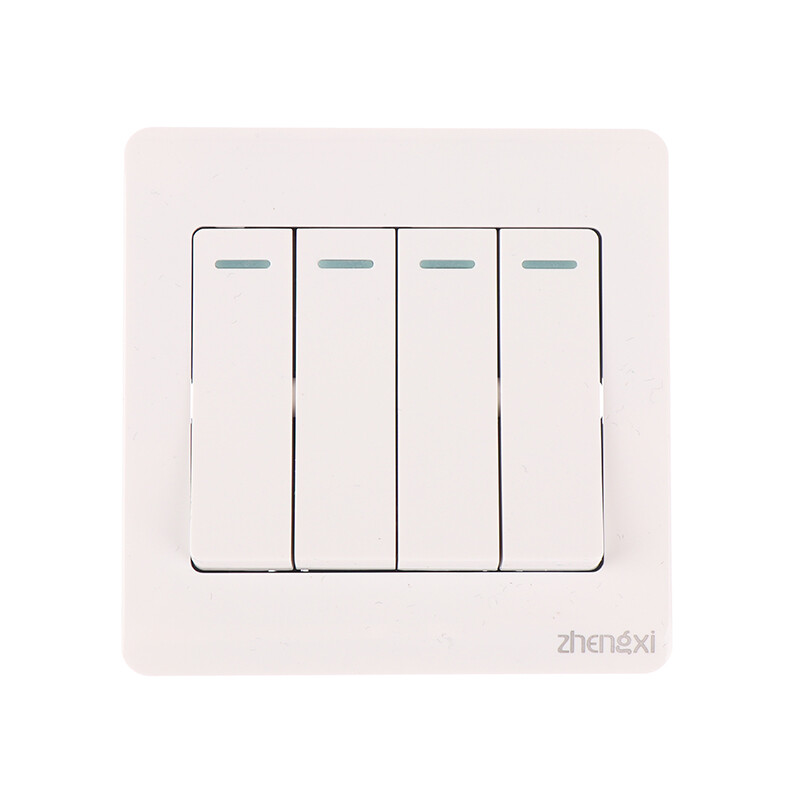 UNI 🔥Hot Sale🔥Wall Switch 1/2/3/4 Gang 1Way Button Wall Light Switch On / Off Push Button
