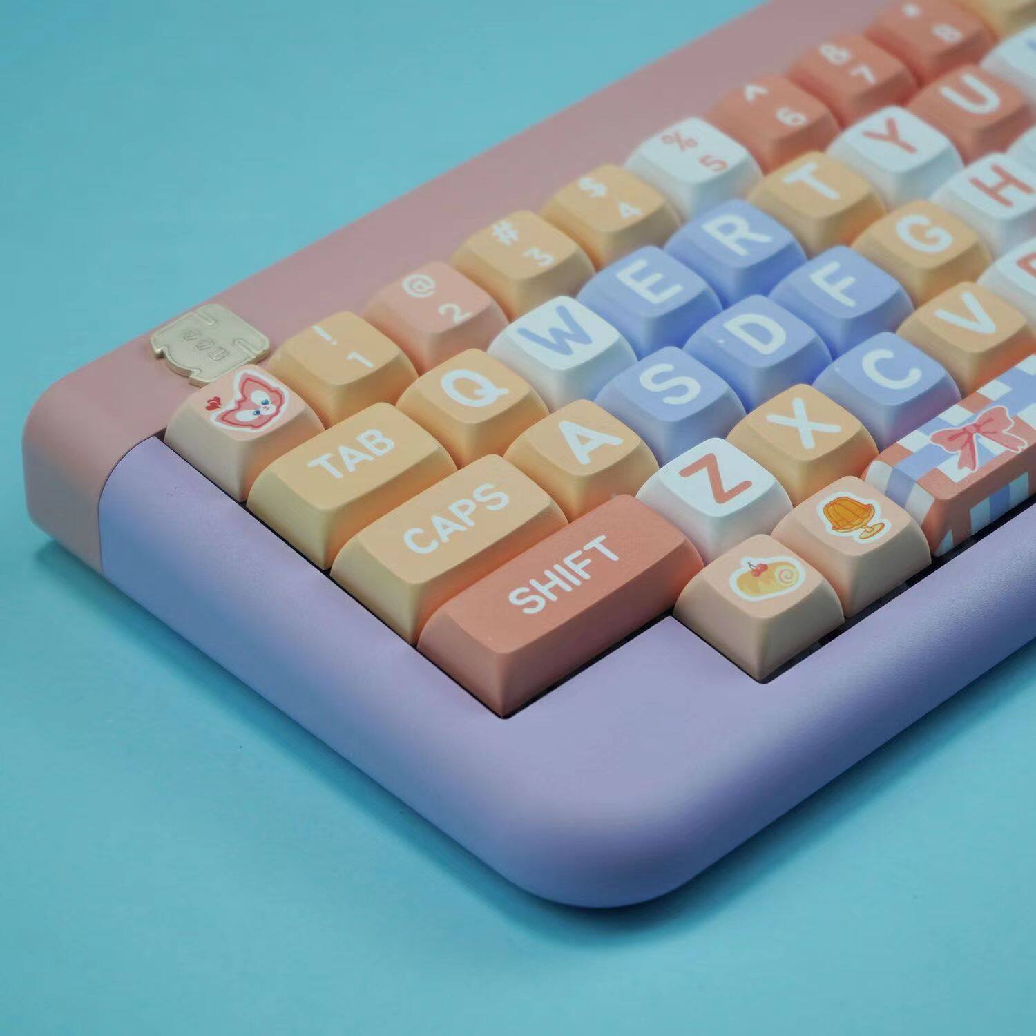 Linabell Theme Keycap 127 phím xda Profile PBT thăng hoa cho công tắc Cherry MX Bàn Phím Cơ RK61/Anne Pro 2/gk61