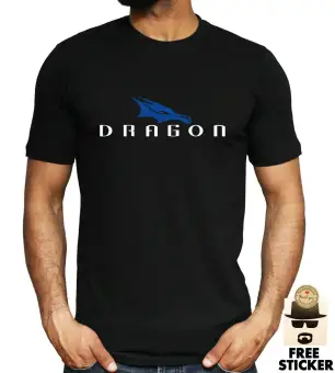 Dragon Spacex Logo T Shirt Elon Musk Space Tech Technology Adult