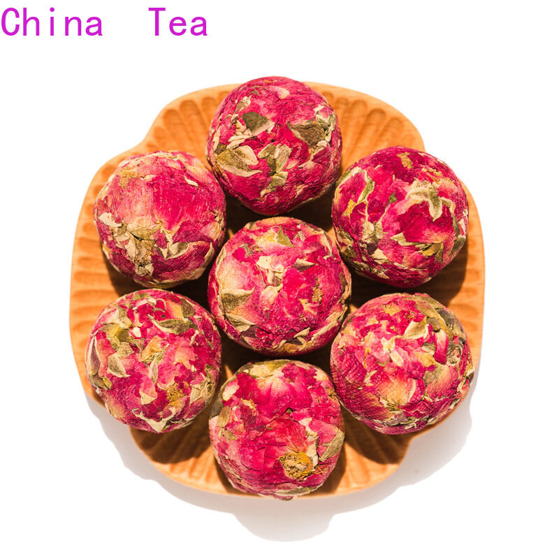 rose jasmine tea beads Pu'er tea scented tea散装