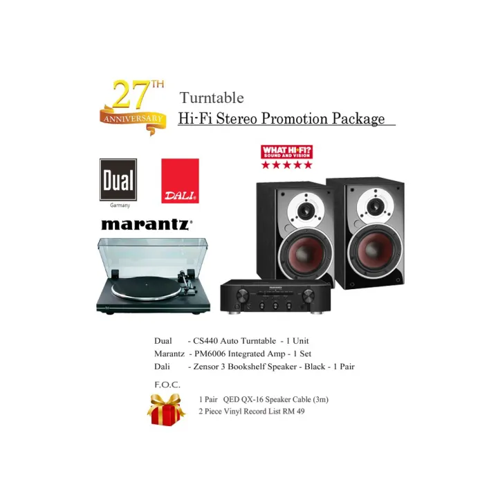 dali zensor 3 marantz pm6006