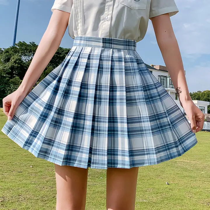 plaid skirt lazada