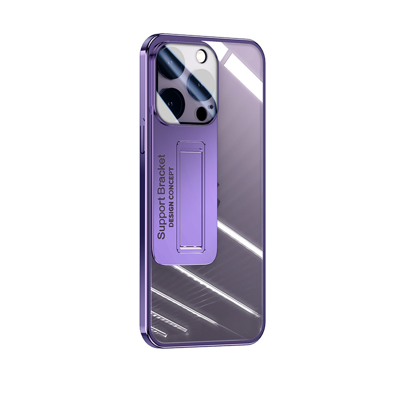 Clear Phone Case for with Kickstand for iPhone 15 Pro Max 14 Pro Max  Protective Shockproof Mobile Back Cover