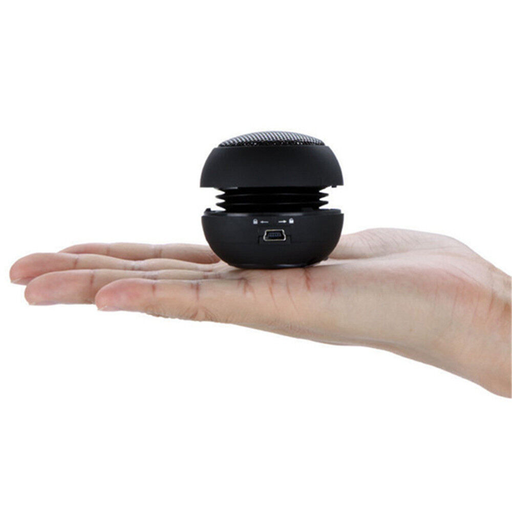 Music Player for Phone PC Mini 3.5mm Jack Wired Amplifier Bluetooth Hamburger Speaker Sound Box
