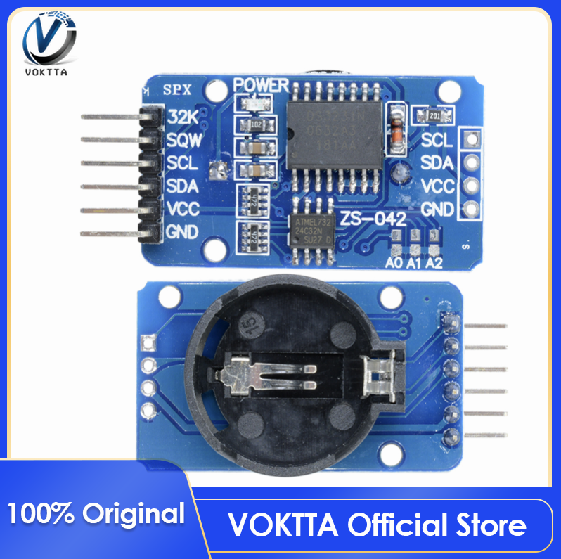 Original VOKTTA DS3231 AT24C32 IIC Precision RTC Real Time Clock Memory Module For Arduino new original