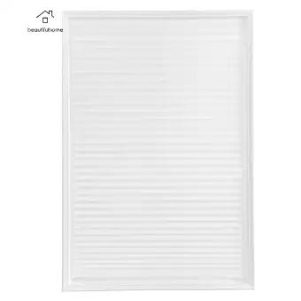 Beautifulhome Self Adhesive Pleated Blinds Curtains Half Blackout