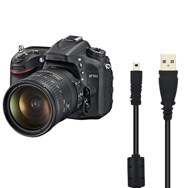 {：“》—— 8 Pin USB Data Cable For Nikon D7200 D3200 D5500 D5100 D5200 D7100 P7100 Charging Data Cable For Pentax Panasonic SONY Camera