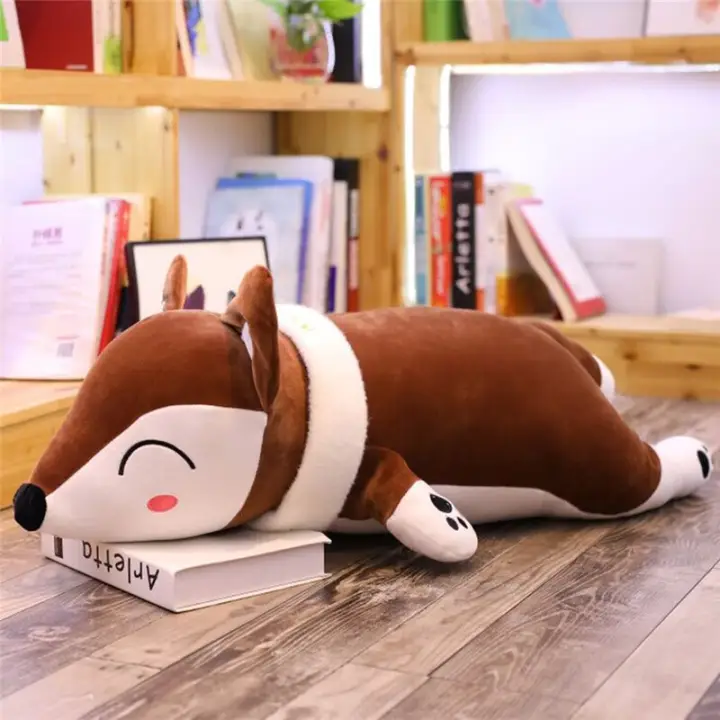 fox plush pillow