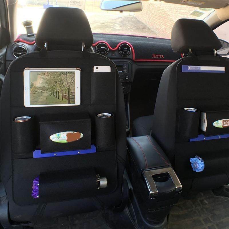 Car Back Storage Accessories Tool Seat Organizer Holder Ceiling Multifunction Travel Storage Bag Hanging Bag