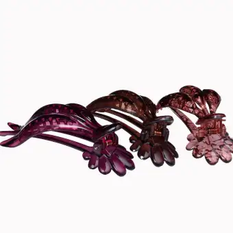 1 Trendy Headdress Thick Hair Clip Hairpins Plastic Hair Claw For
