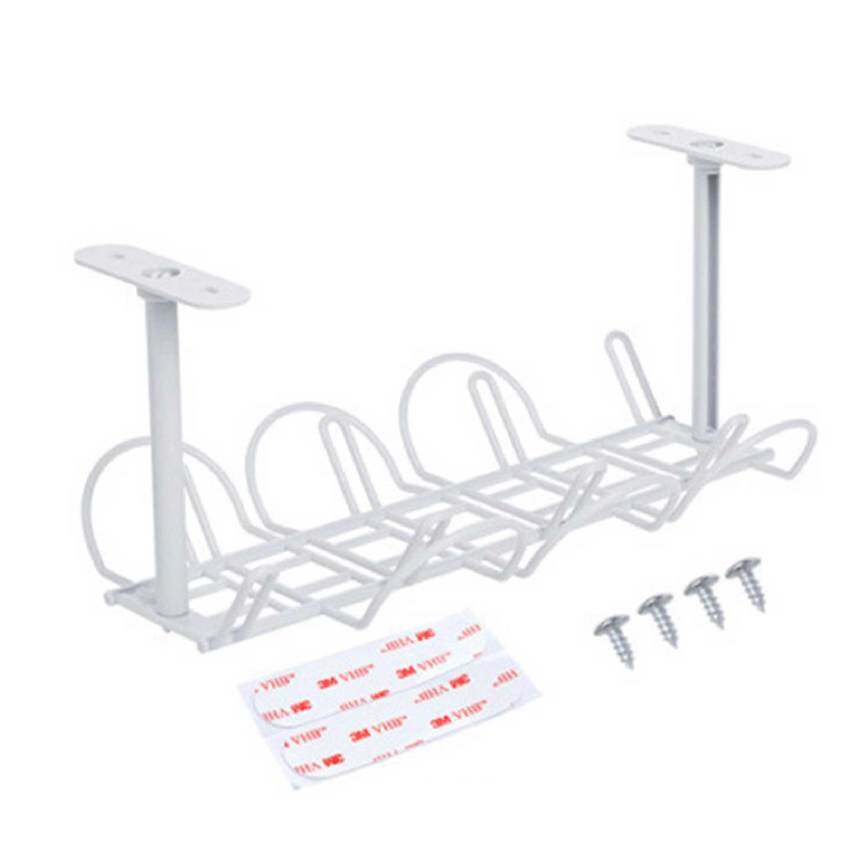 Multifunction Under Table Storage Rack Desk Bottom Cable Management