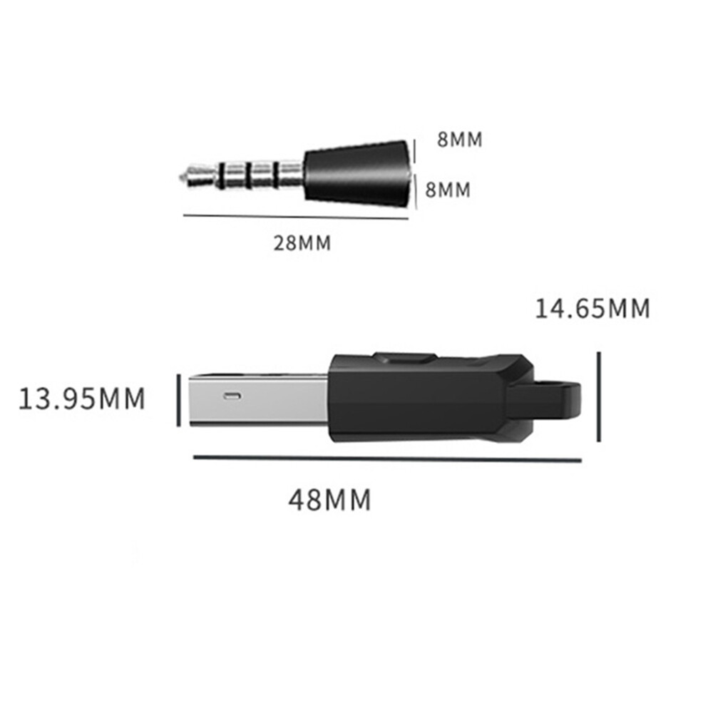 Bộ chuyển đổi đầu thu Tai nghe âm thanh trò chơi không dây cho ps5 PS4 Bảng điều khiển trò chơi Tai nghe cho máy tính máy phát âm thanh tương thích Bluetooth