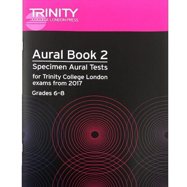 TRINITY Specimen Aural Tests Aural Book 2 Grades 6-8 + 2 CDs Malaysia