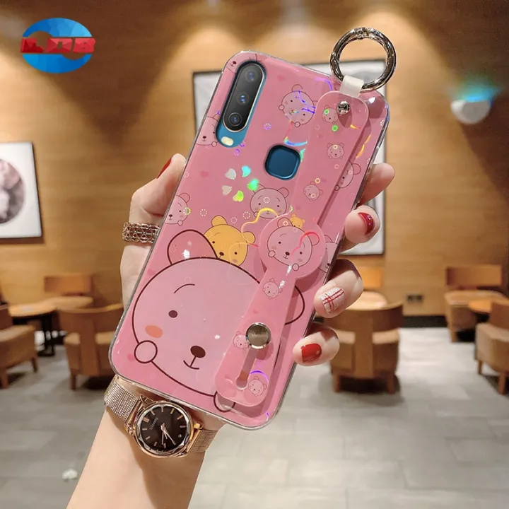Casing Telepon Glitter Untuk Vivo 1906 Vivo 1904 Vivo 1902 Vivo 1901 Pelindung Tpu Anti Jatuh Tahan Guncangan Lembut Dan Gelang Lazada Indonesia