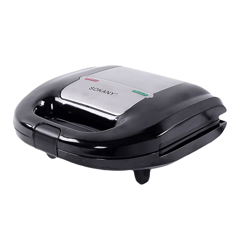 Tongpudi®Máy Làm Bánh Sandwich Chạy Điện Tấm Nướng Máy Nướng Bánh Mì Bữa Sáng Máy Làm Bánh Mì Bánh Quế （ Phích Cắm EU