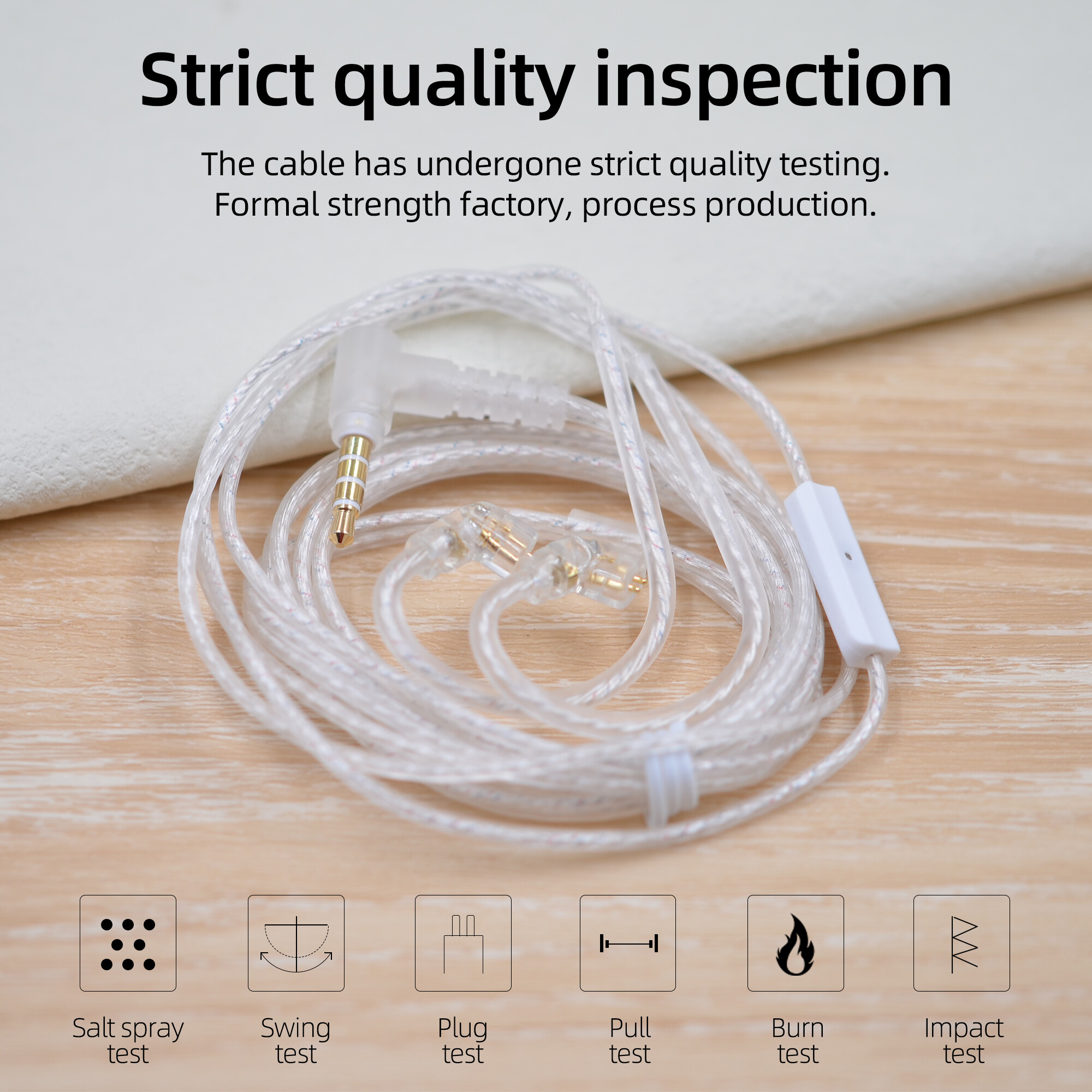 KZ ZSN Cáp Nâng Cấp Mạ Bạc Có Thể Thay Thế, Với Đầu Nối 2 Chấu 3.5Mm Dây Tai Nghe Mạ Bạc Đồng Không Oxy Độ Tinh Khiết Cao Pin Mạ Vàng Cáp Chuyên Dụng 0.75Mm Không Có/Có Micrô Gọi HD Dành Cho ZST ZS10 ZSN ZSX ZS6 Tai Nghe ZS3 ZSR ZSN PRO KZ