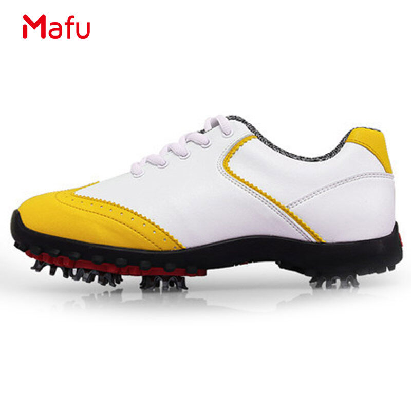 Mafu ลูกกอล์ฟกันน้ำรองเท้ากอล์ฟผู้หญิงกีฬากิจกรรมรองเท้าเล็บสไตล์สุภาพสตรีรองเท้า B Rogue ระบายอากาศ