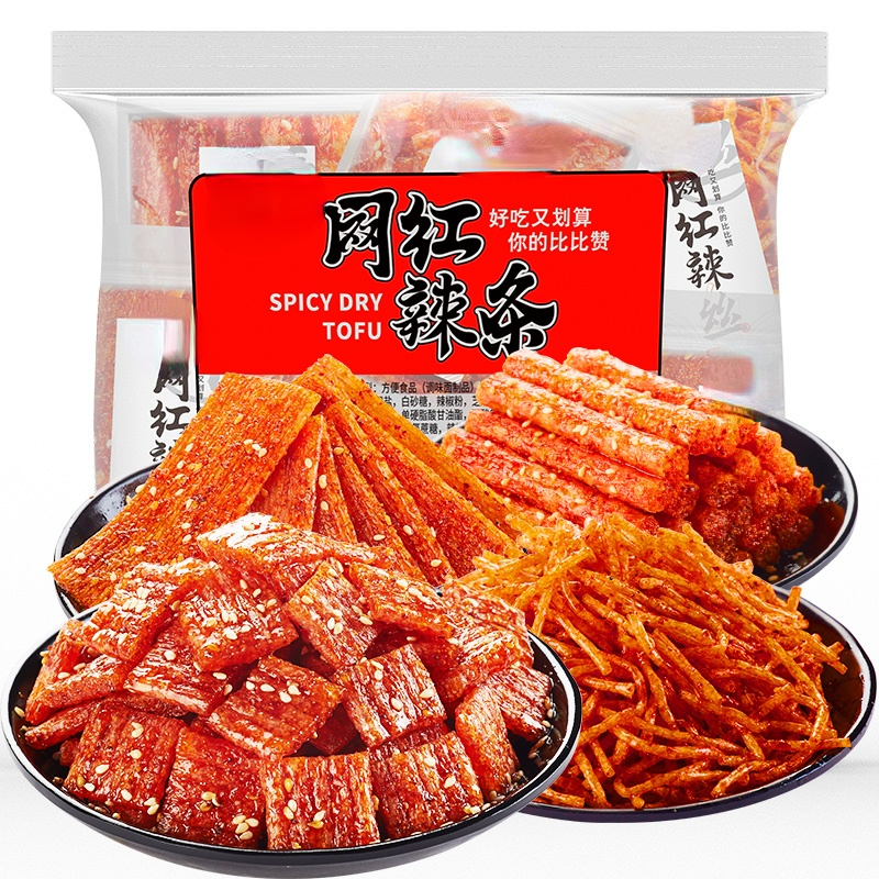 (Chinese Snacks) Spicy Strips Snacks Big Sword Pork Spicy Chips Spicy