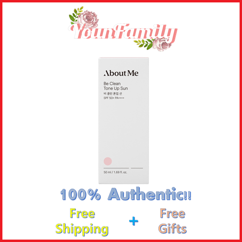 [About Me] Be Clean Tone Up Sun SPF50 + PA ++++ 50Ml