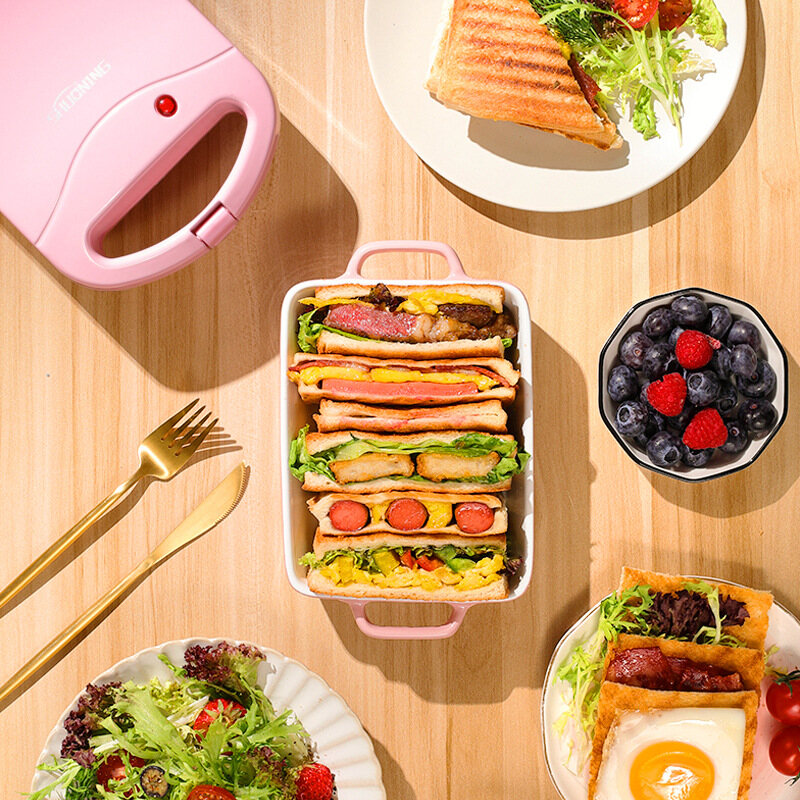 TAIDU Bread machine breakfast machine sandwich machine toast double-sided heating non-stick baking pan