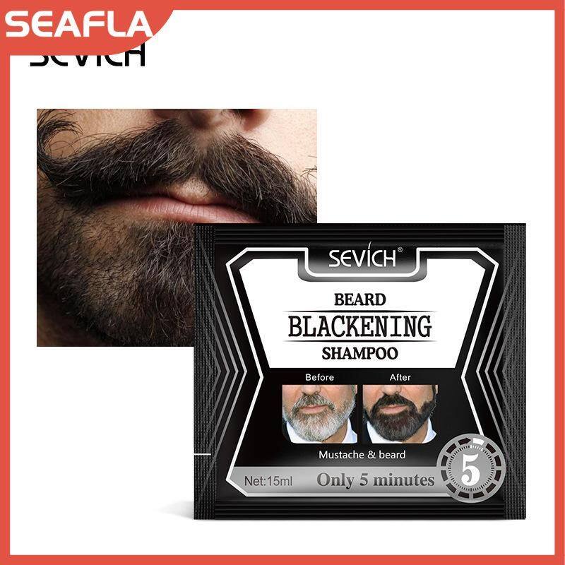 Sevich 5 Cái 15Ml Đen Dầu Rửa Râu Nhuộm Râu Thành Đen 5 PHÚT Thảo Mộc Tự Nhiên Nhanh Hơn Đen Râu Màu Tóc Dầu Gội Đầu 15Ml giá rẻ