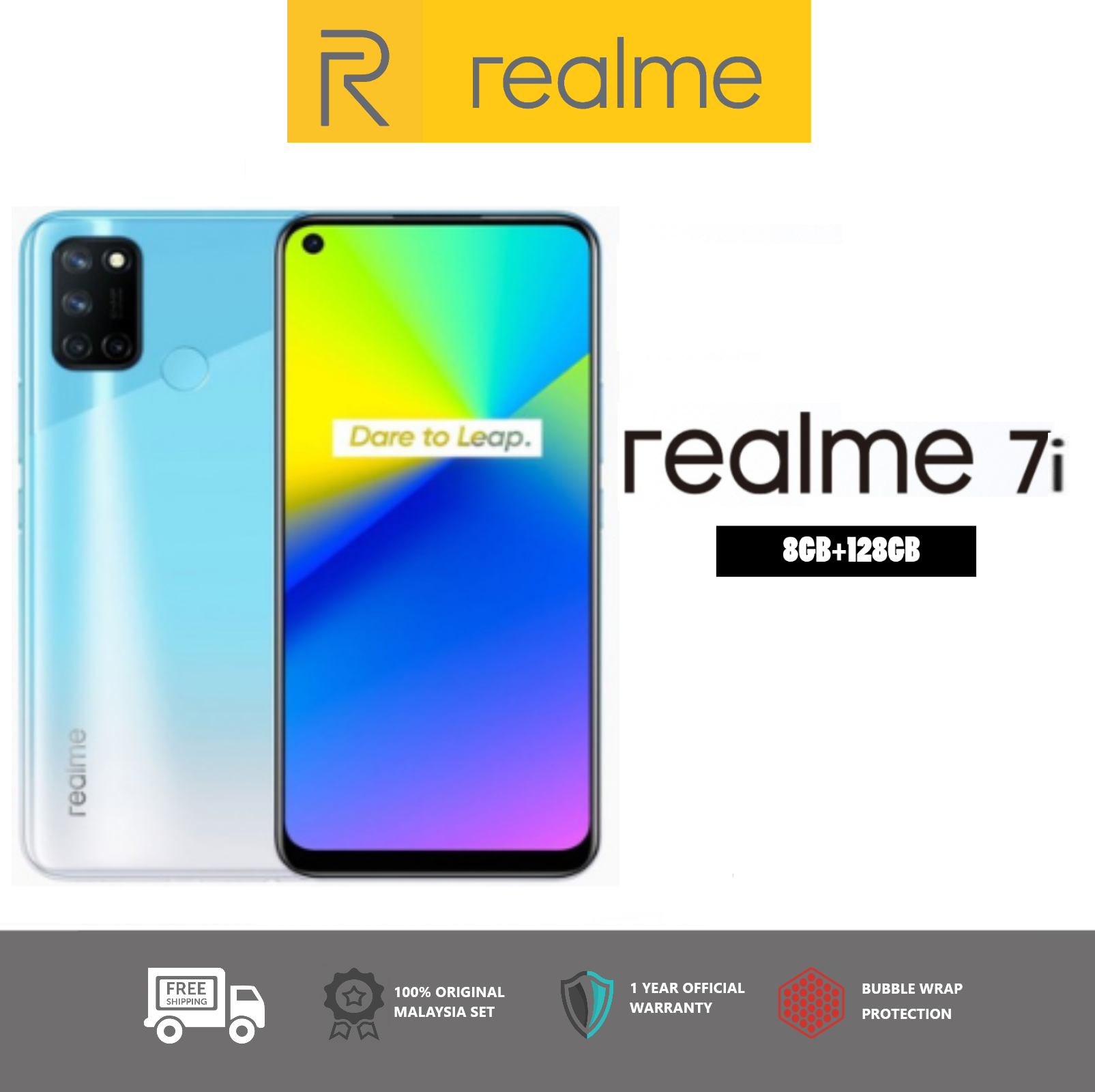 Realme 7i 8gb Ram 128gb Rom Original Malaysia Set New Lazada