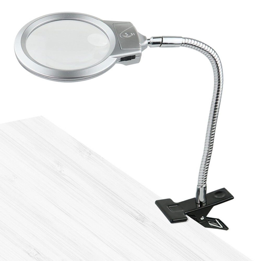 Magnifying Desk Lamp LED Magnifying Lamp with Clamp Magnifying Lamp Adjustable Swivel Arm for Table Craft