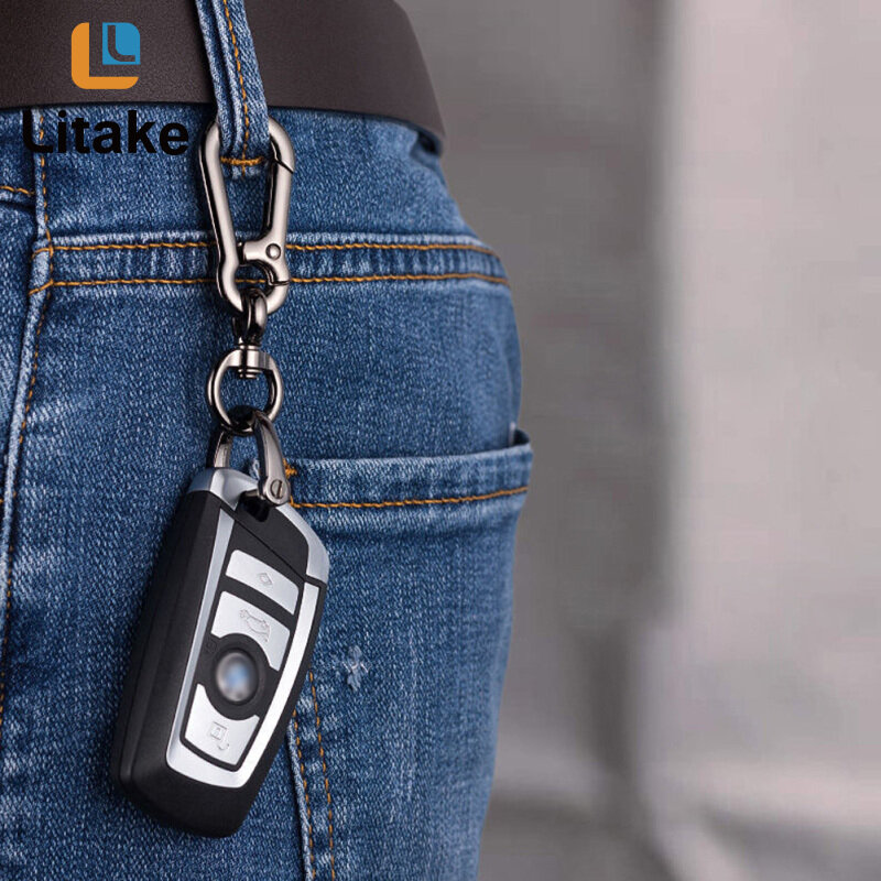 Metal Key Ring Holder Horseshoe Car Keychain Multi-function Keyring