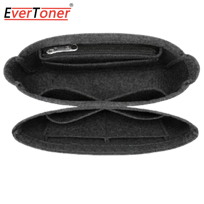EverToner Felt Insert Bag Fits For LV POCHETTE MÉTIS Bag Storage Cosmetic Portable Travel Insert Organizer Large Capacity Felt Make Up Bag
