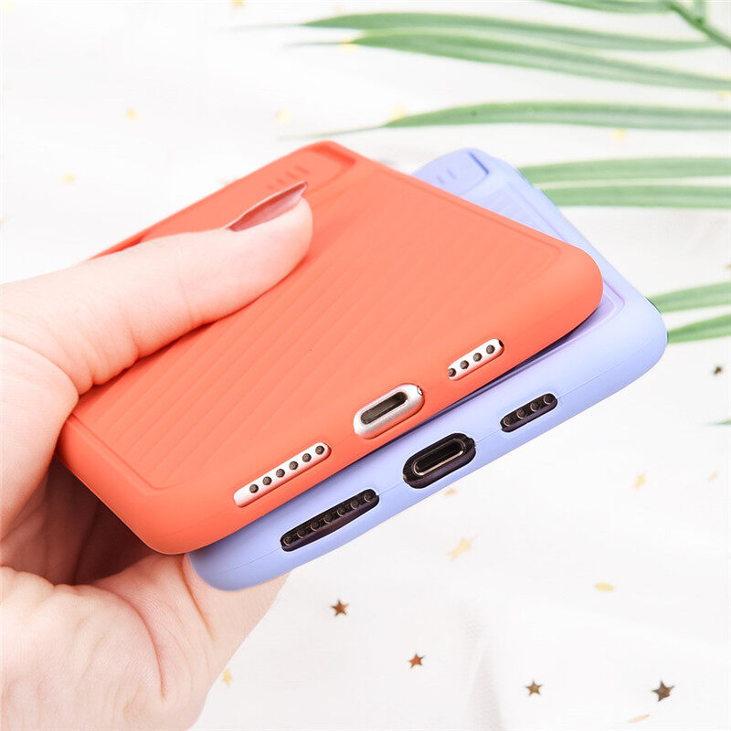 Push-window Camera Protection Soft Silicone Mobile Phone Casing for Apple IPhone 12 Mini Pro Max 11 Pro Max To 6s 7 8 Plus SE 2020 Anti-shock Anti-skid Cover Case