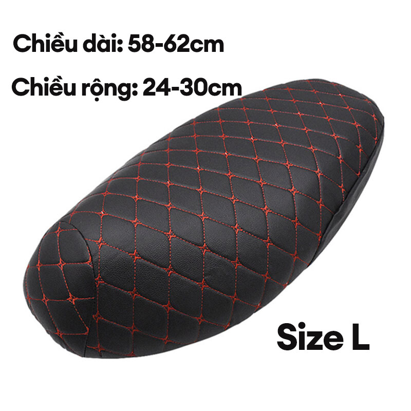Motorcycle seat cover pu leather seat cushion pad waterproof m/l/xl/xxl for vision lead ab sh