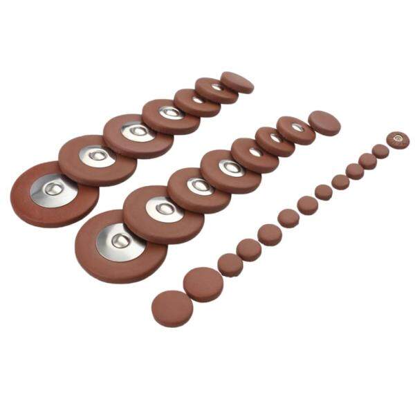 BNMUSIC 28 Pieces Soprano Saxophone Pads Sax Leather Pads for Wind Woodwind Parts Malaysia