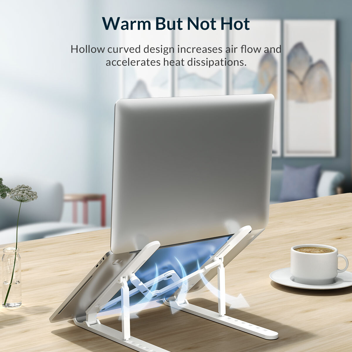 ORICO Giá Đỡ Máy Tính Xách Tay Di Động Giá Đỡ Máy Tính Xách Tay Điều Chỉnh Được Có Thể Gập Lại Giá Đỡ Máy Tính Đứng Để Bàn 7 Góc Cho Máy Tính Bảng MacBook (PFB)