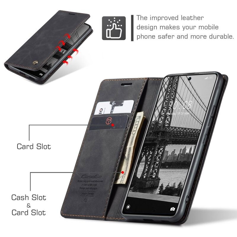 Cho Redmi Note 12 Pro cộng với 5G 4G 2023 note12 note12pro 12S 12pro Xiaomi vỏ điện thoại bằng da vỏ khe cắm thẻ ví đứng chủ chống sốc Bumper nhựa TPU mềm điện thoại nắp gập trường hợp