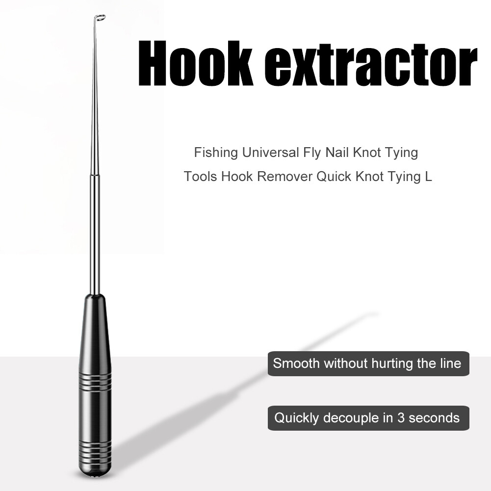 2pcs Stainless Steel Fishing Hook Extractor Fish Hook Quick Removal Tools