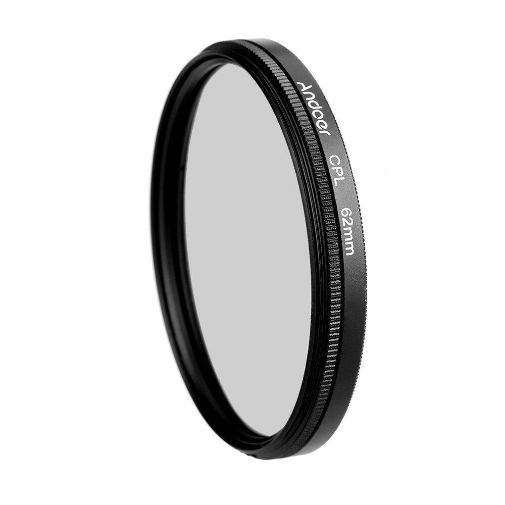 Andoer 62mm UV+CPL+Close-Up+4 +Star 8-Point Filter Circular Filter Kit Circular Polarizer Filter Macro Close-Up Star 8-Point Filter with Bag for Nikon Canon Pentax Sony DSLR Camera