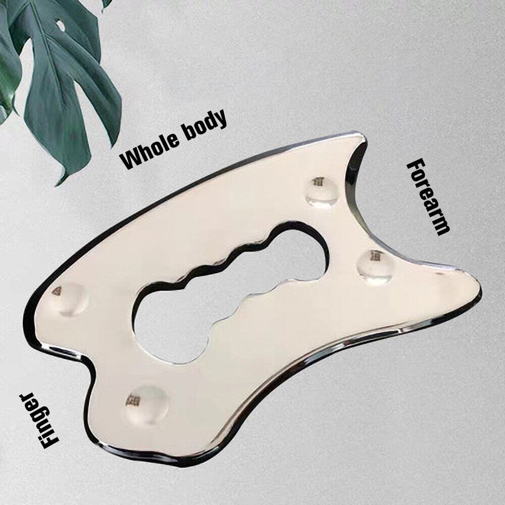 Steel Fascial Gua Sha Tool Manual Scraping Myofascial Tool Skin Tissue Massager Release Therapy Care Physic Gua Sha Tool