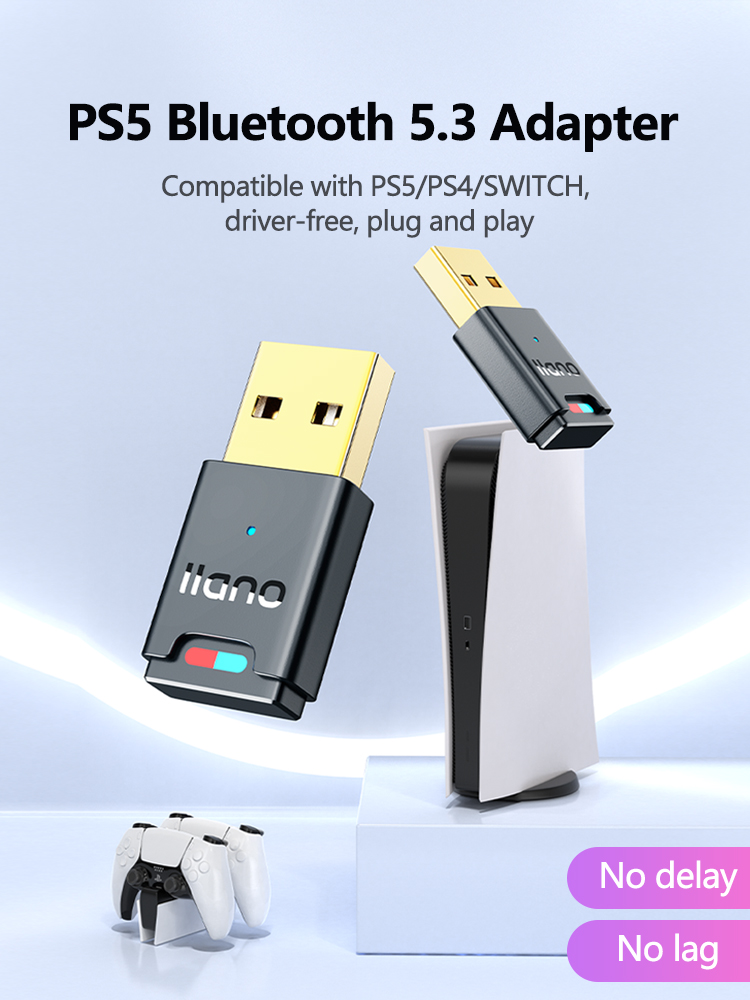 Ricevore adattatore per cuffie wireless USB compatibile con per PS4 F0T1  44
