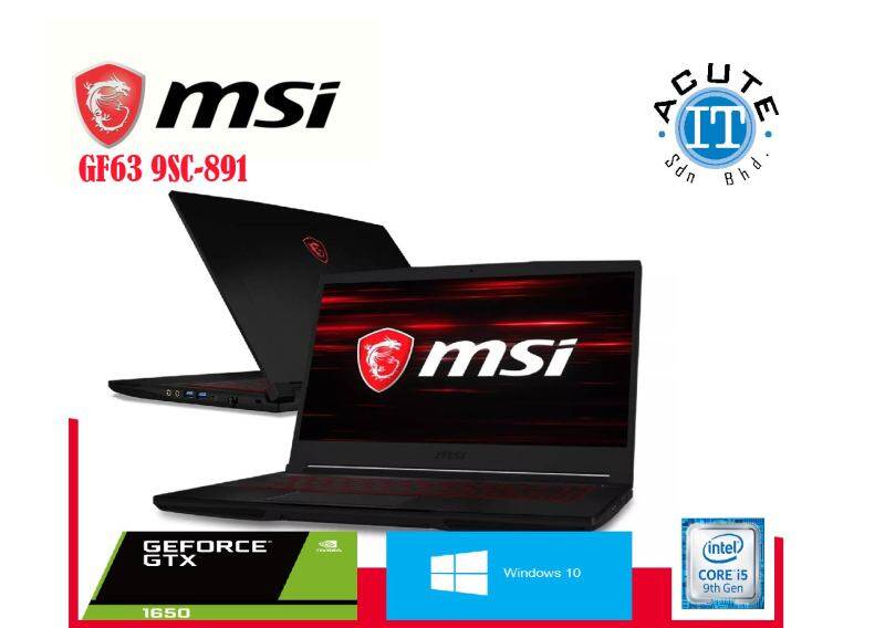 MSI GF63 9SC-891 Malaysia