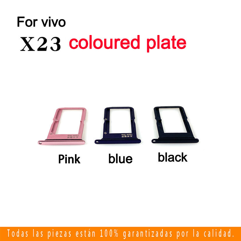 For vivo X23 X27 X27pro Sim Card Tray For vivo x23 coloured plate Sim Card Slot Holder Card Holder Reader SD Slot Adapter Replacement Part