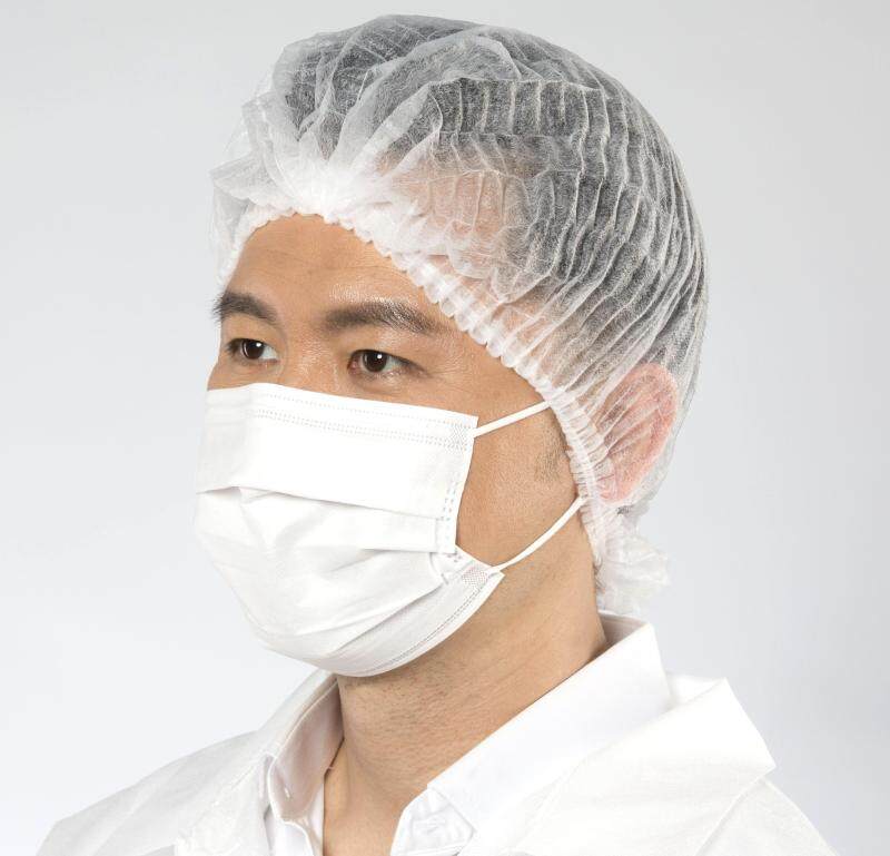 Bouffant Clip Cap / Hair Net (520mm) (Good Quality) (Double Elastic)