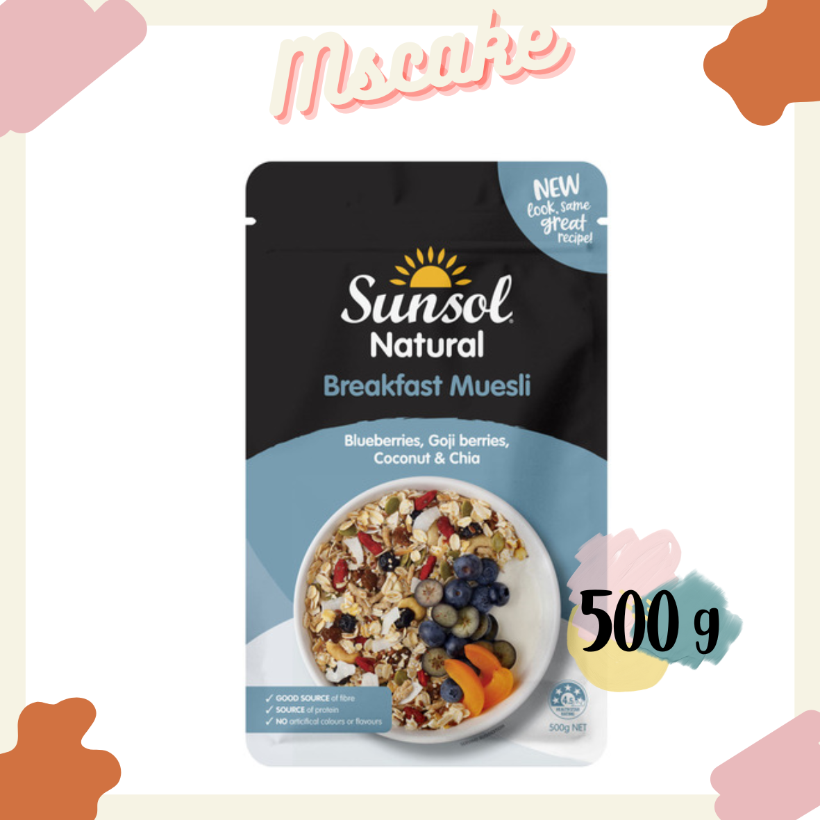 Sunsol Muesli Australia 500g Assorted Flavours Lazada